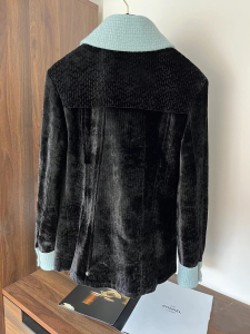 Replica Womens Clothing Chanel Black Velvet Jacket SMLXL A198PP1080 AA191972