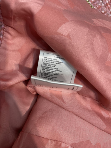 Replica Womens Clothing Chanel Pink Tweed Jacket Coat SML A198PP1080 AA191977