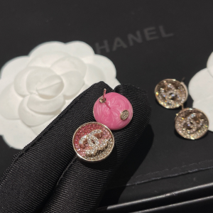 Replica Womens Jewelry Chanel Crystals CC Round Earrings A173PP180 AA191971