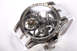 Roger Dubuis Excalibur Skeleton Flying Tourbillon Watch White 413MM Roger Dubuis Excalibur Skeleton Flying Tourbillon Watch White 413MM