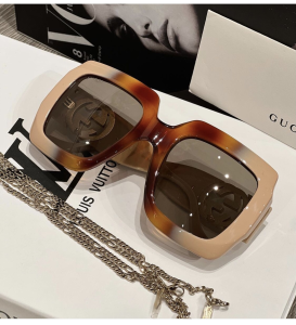 Essenceofluxury Womens Sunglasses Gucci Essenceofluxury Sunglasses GG1022 Beige A65PP180 AA192238