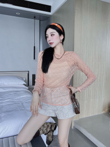 Essenceofluxury Womens Clothing Gucci Pink Tulle GG Embroidered T Shirt SML A198PP780 AA192361