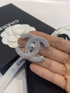 Essenceofluxury Womens Jewelry Chanel Crystals CC Brooch A39PP180 AA192616