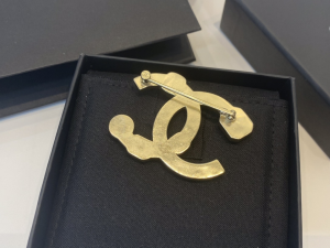 Essenceofluxury Womens Jewelry Chanel Crystals CC Logo Brooch A39PP180 AA192818