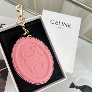 Replica Free Gift Celine Purse with Hook Cuir Triomphe Pink Calfskin A62PP110 AA193061