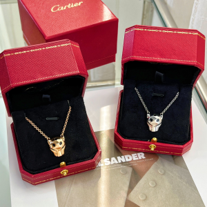 Replica Womens Jewelry Cartier Panthere De Cartier Necklace A62PP380 AA193065