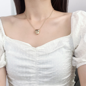 Replica Womens Jewelry Cartier Panthere De Cartier Necklace A62PP380 AA193065