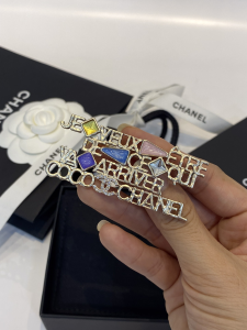 Chanel CC Coco Monogram Brooch 