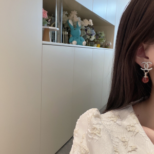 Replica Womens Jewelry Chanel Crystals CC Logo Drop Earrings A39PP180 AA193036