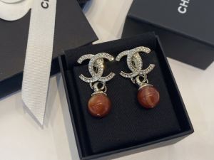 Replica Womens Jewelry Chanel Crystals CC Logo Drop Earrings A39PP180 AA193036