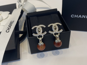 Replica Womens Jewelry Chanel Crystals CC Logo Drop Earrings A39PP180 AA193036