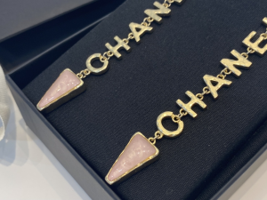 Replica Womens Jewelry Chanel Monogram Earrings Pink A39PP180 AA193038