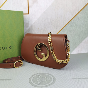 Replica Womens Handbags Gucci Blondie Shoulder Bag with Round Interlocking G and Chain in Brown Leather 699268 28x16x4CM A09PP880 AA193029 Replica Womens Handbags Gucci Blondie Shoulder Bag with Round Interlocking G and Chain in Brown Leather 699268 28x16x4CM A09PP880 AA193029