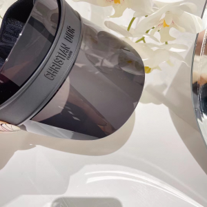 Essenceofluxury Womens Hats Dior DiorClub V1U Black Visor A190PP180 AA193175