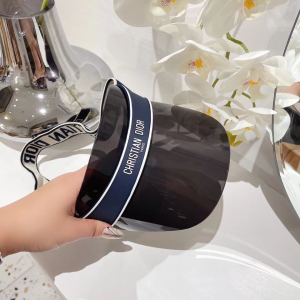 Essenceofluxury Womens Hats Dior DiorClub V1U Black Visor A190PP180 AA193177