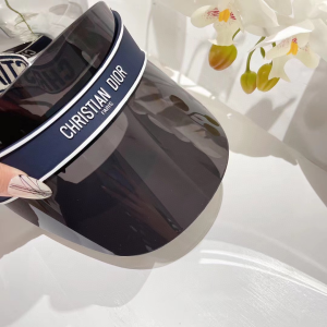 Essenceofluxury Womens Hats Dior DiorClub V1U Black Visor A190PP180 AA193177