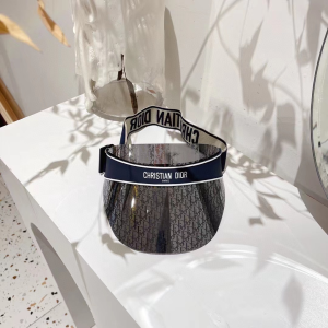 Essenceofluxury Womens Hats Dior DiorClub V1U Blue Dior Oblique Visor A190PP180 AA193172