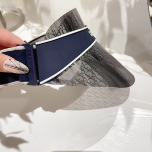 Essenceofluxury Womens Hats Dior DiorClub V1U Blue Dior Oblique Visor A190PP180 AA193172