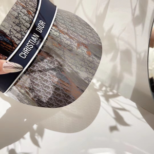 Essenceofluxury Womens Hats Dior DiorClub V1U Blue Dior Oblique Visor A190PP180 AA193172