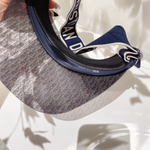 Essenceofluxury Womens Hats Dior DiorClub V1U Blue Dior Oblique Visor A190PP180 AA193172