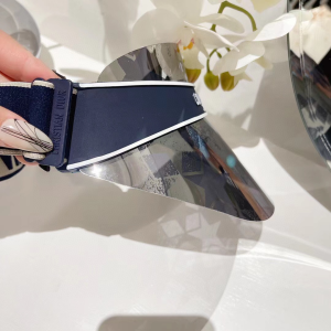 Essenceofluxury Womens Hats Dior DiorClub V1U Blue Star Visor A190PP180 AA193171