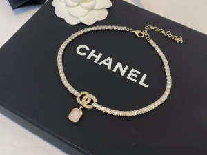 Essenceofluxury Womens Jewelry Chanel Crystals CC Logo Choker Necklace A39PP280 AA193209