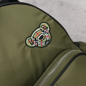 Essenceofluxury Mens Handbags Burberry Green Nylon Backpack 30x14x42CM A197PP780 AA193312