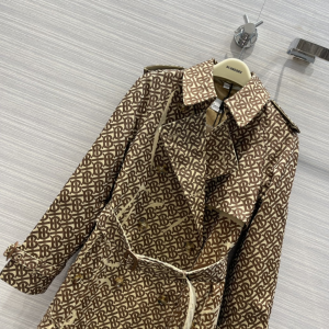 Essenceofluxury Womens Clothing Burberry Monogram B Trench Coat SML A228PP1180 AA193326