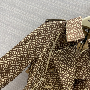 Essenceofluxury Womens Clothing Burberry Monogram B Trench Coat SML A228PP1180 AA193326