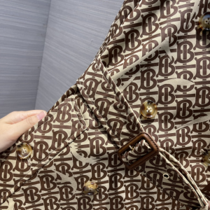 Essenceofluxury Womens Clothing Burberry Monogram B Trench Coat SML A228PP1180 AA193326