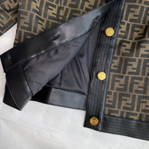 Essenceofluxury Womens Clothing Fendi FF Jacquard Jacket SML A198PP780 AA193320