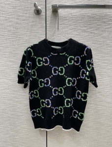 Gucci GG Wool Jacquard Sweater Black 