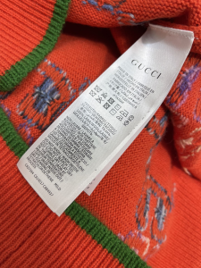 Essenceofluxury Womens Clothing Gucci GG Wool Jacquard Sweater in Red SML A198PP780 AA193318