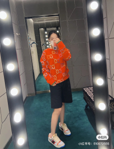 Essenceofluxury Womens Clothing Gucci GG Wool Jacquard Sweater in Red SML A198PP780 AA193318