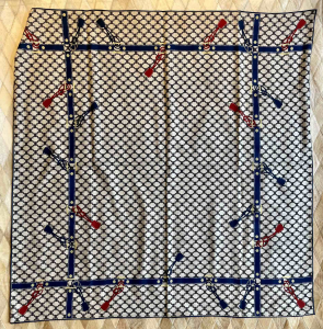 Celine Triomphe Silk Cashmere Scarf Blue Celine Triomphe Silk Cashmere Scarf Blue