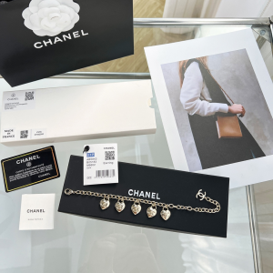 Replica Womens Jewelry Chanel Gold Multi Lock Heart Chain Bracelet A62PP180 AA193362
