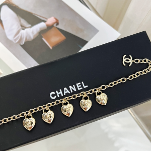 Replica Womens Jewelry Chanel Gold Multi Lock Heart Chain Bracelet A62PP180 AA193362