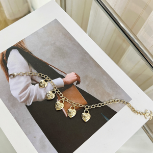 Replica Womens Jewelry Chanel Gold Multi Lock Heart Chain Bracelet A62PP180 AA193362
