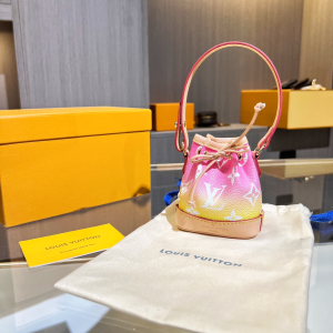 Replica Free Gift Louis Vuitton Micro Noe Bag Charm in Pink Monogram Canvas M00818 14x6CM A62PP120 AA193355 Replica Free Gift Louis Vuitton Micro Noe Bag Charm in Pink Monogram Canvas M00818 14x6CM A62PP120 AA193355