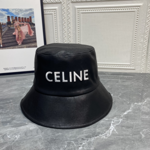 Celine Black Bucket Hat 