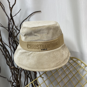 Essenceofluxury Womens Hats Celine Velvet Bucket Hat in Beige A190PP180 AA194131