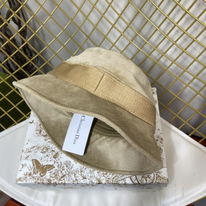 Essenceofluxury Womens Hats Celine Velvet Bucket Hat in Beige A190PP180 AA194131