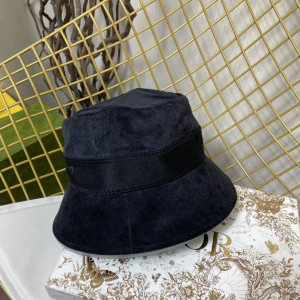 Essenceofluxury Womens Hats Celine Velvet Bucket Hat in Black A190PP180 AA194132