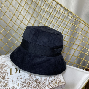 Essenceofluxury Womens Hats Celine Velvet Bucket Hat in Black A190PP180 AA194132