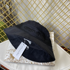 Essenceofluxury Womens Hats Celine Velvet Bucket Hat in Black A190PP180 AA194132
