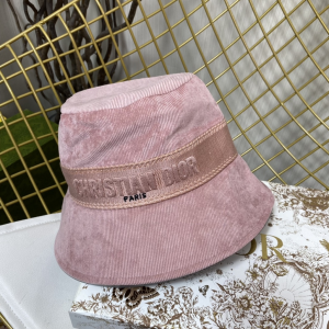 Essenceofluxury Womens Hats Celine Velvet Bucket Hat in Pink A190PP180 AA194130