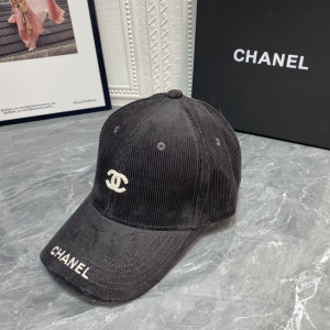 Essenceofluxury Womens Hats Chanel CC Logo Velvet Baseball Cap Hat in Black A190PP180 AA194139