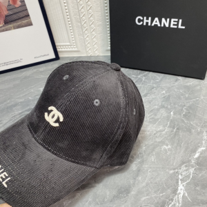 Essenceofluxury Womens Hats Chanel CC Logo Velvet Baseball Cap Hat in Black A190PP180 AA194139