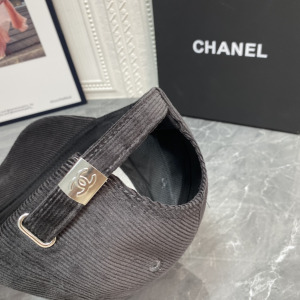 Essenceofluxury Womens Hats Chanel CC Logo Velvet Baseball Cap Hat in Black A190PP180 AA194139