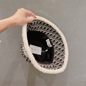 Essenceofluxury Womens Hats Dior Oblique Wool Bucket Hat Black A190PP180 AA194137